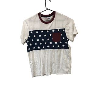 Tony Hawk American Flag with Pocket T-Shirt Size XXL (2XL)